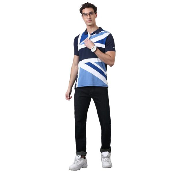 Pepe Patch Work Cotton Regular Fit Mens T-Shirt - Image 4