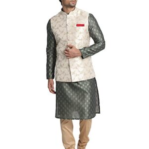 Manyavar Men's Nehru Jacket