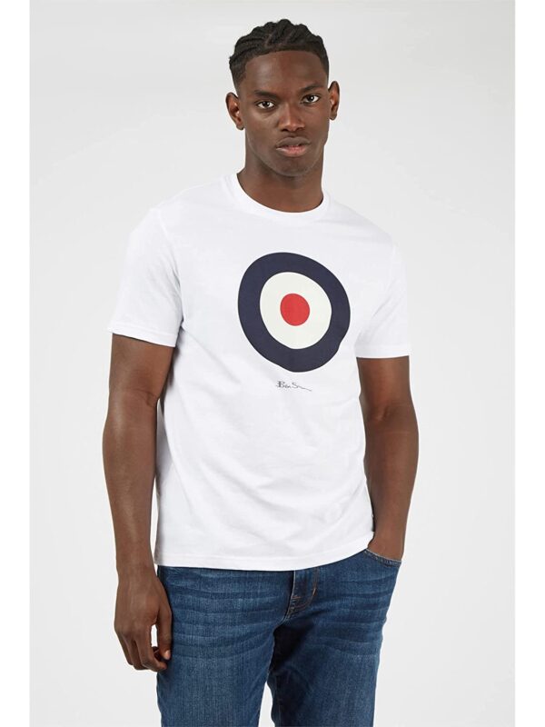 Ben Sherman Men White Tshirt 65093010 - Image 2