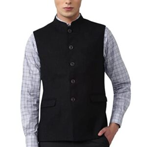 Van Heusen Men's A-Line Coat (VHNJDSLBA52206_Black