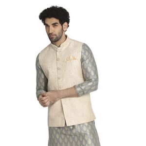 Manyavar Men's Nehru Jacket