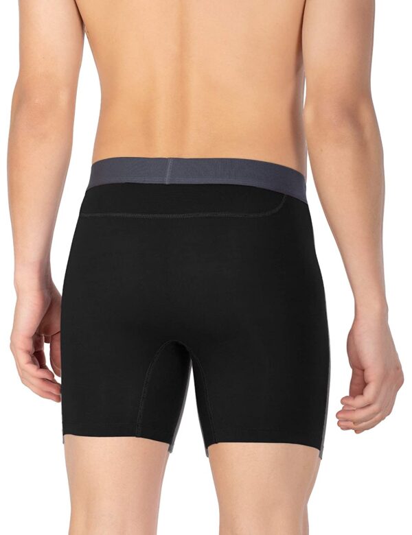 DAMENSCH Men Spandex & Cotton Briefs (Pack of 1) (Dam-BB-OB-M_D.Klintt Black_M) - Image 2