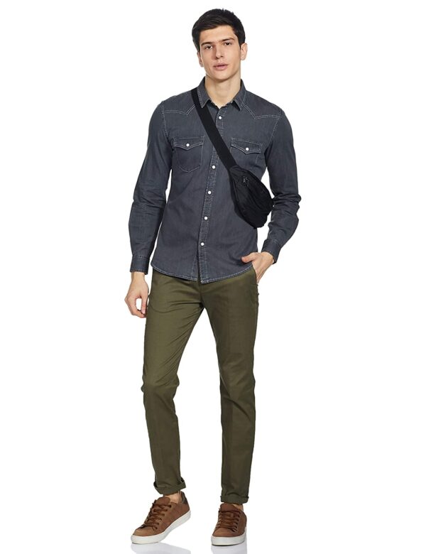 United Colors of Benetton Men's Slim Fit Shirt - Image 4