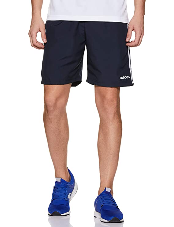 Adidas Men Shorts (DY1565_Legink/White_Medium_Blue, White_M)