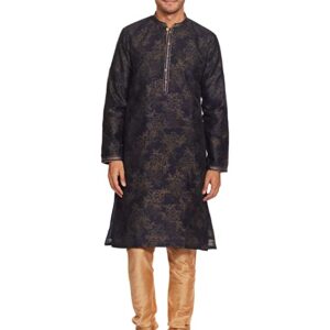 Manyavar Men's Silk Blend Kurta