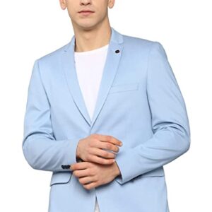 Solly Men's Slim Blazer (ASBZMUJF188424_Blue_42)