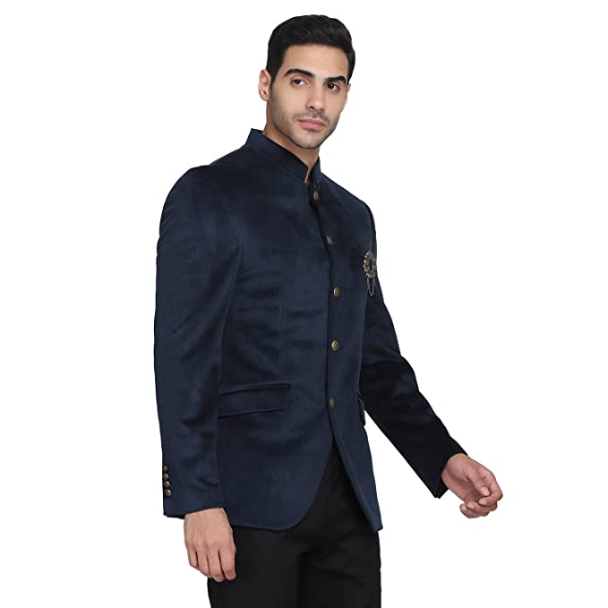 Stylish Men's Formal Bandhgala Slim Fit Blazer-NL-DO-FRANCO2 - Image 2