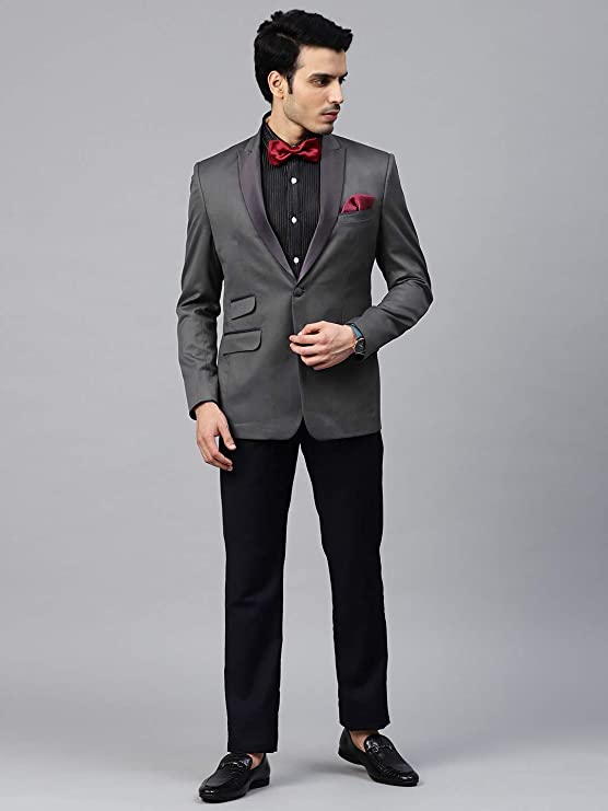 Men's Slim Fit Casual Blazer - Image 3