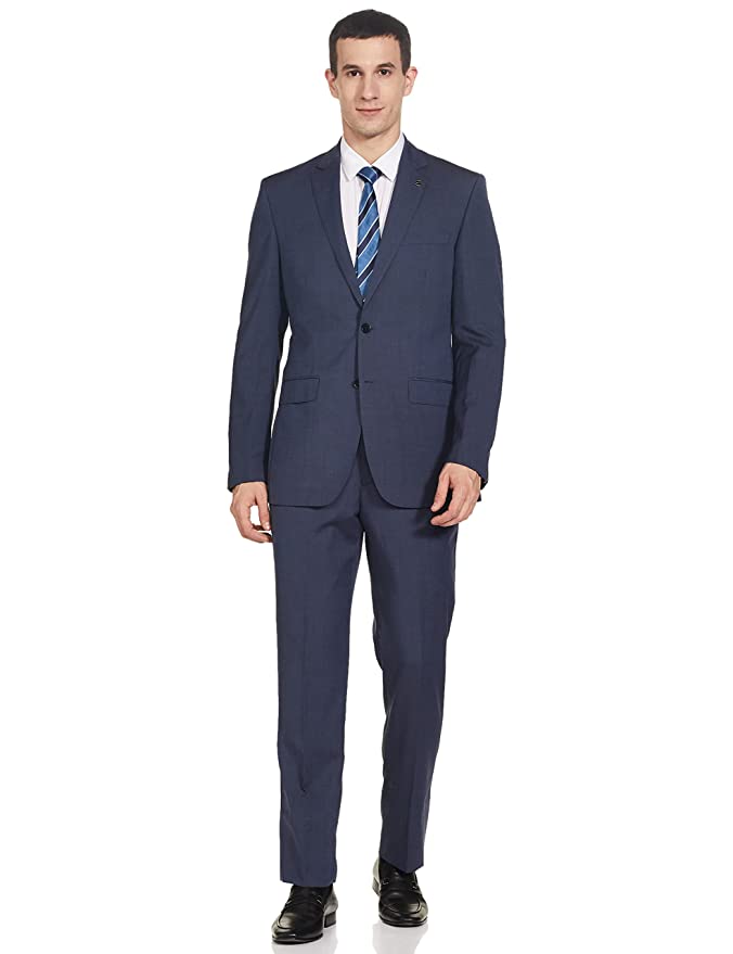 Parks Men Business Suit Pants Set