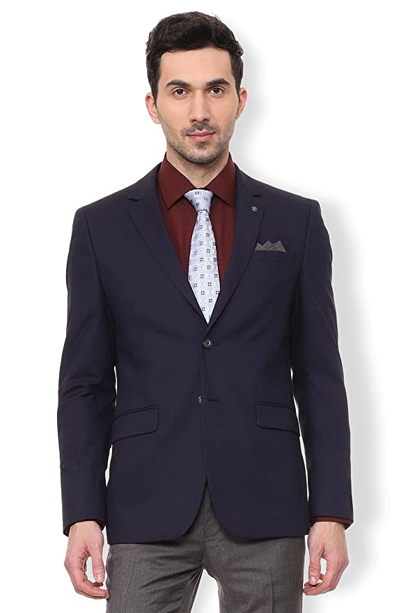 Heusen Men's Notch Lapel Slim fit Blazer