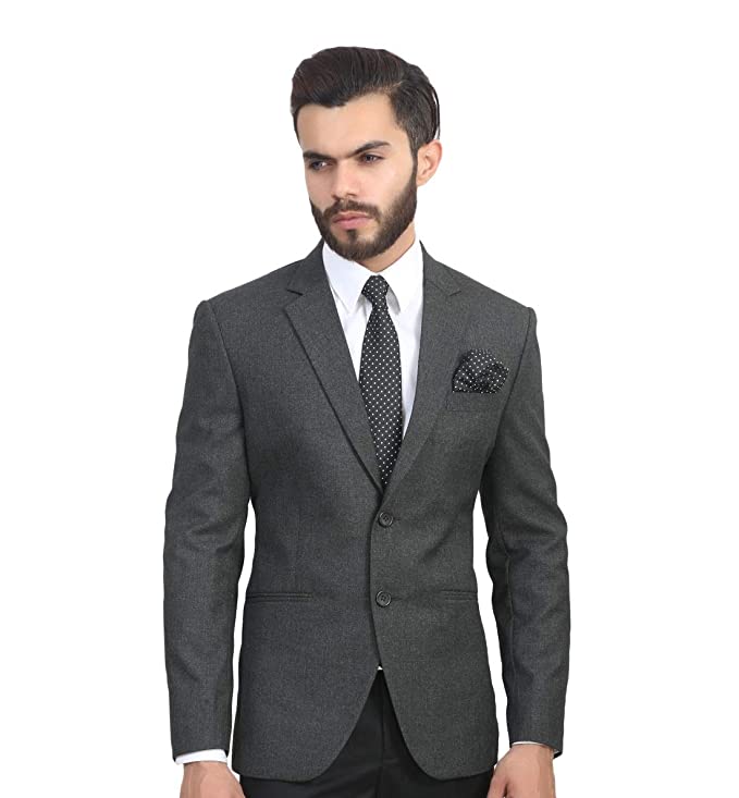 Men's Slim Fit Single Breasted Blazer
