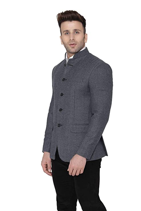 Men's Tweed Casual and Festive Blazer Coat Jacket : Multiple Colors and Sizes - Image 2