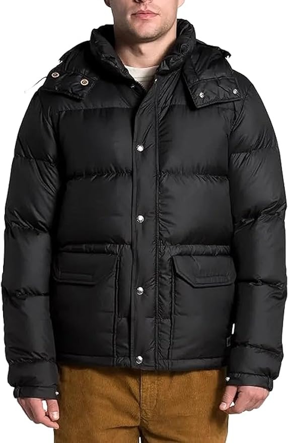 THE FACE Men's Sierra Down Parka Winter Puffer Hooded Jacket - Image 8