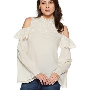 MODA Women's Plain Regular Fit Top
