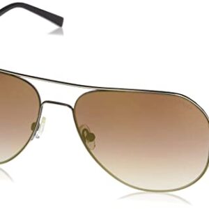 Gradient Aviator Unisex Sunglasses 2542 N I Gdbr-34 C4 58 S |58| Brown Colour Lens