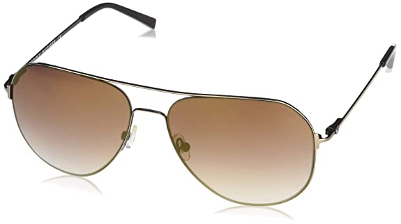 Gradient Aviator Unisex Sunglasses 2542 N I Gdbr-34 C4 58 S |58| Brown Colour Lens