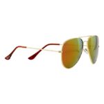 red Unisex Tangerine Orange Aviator